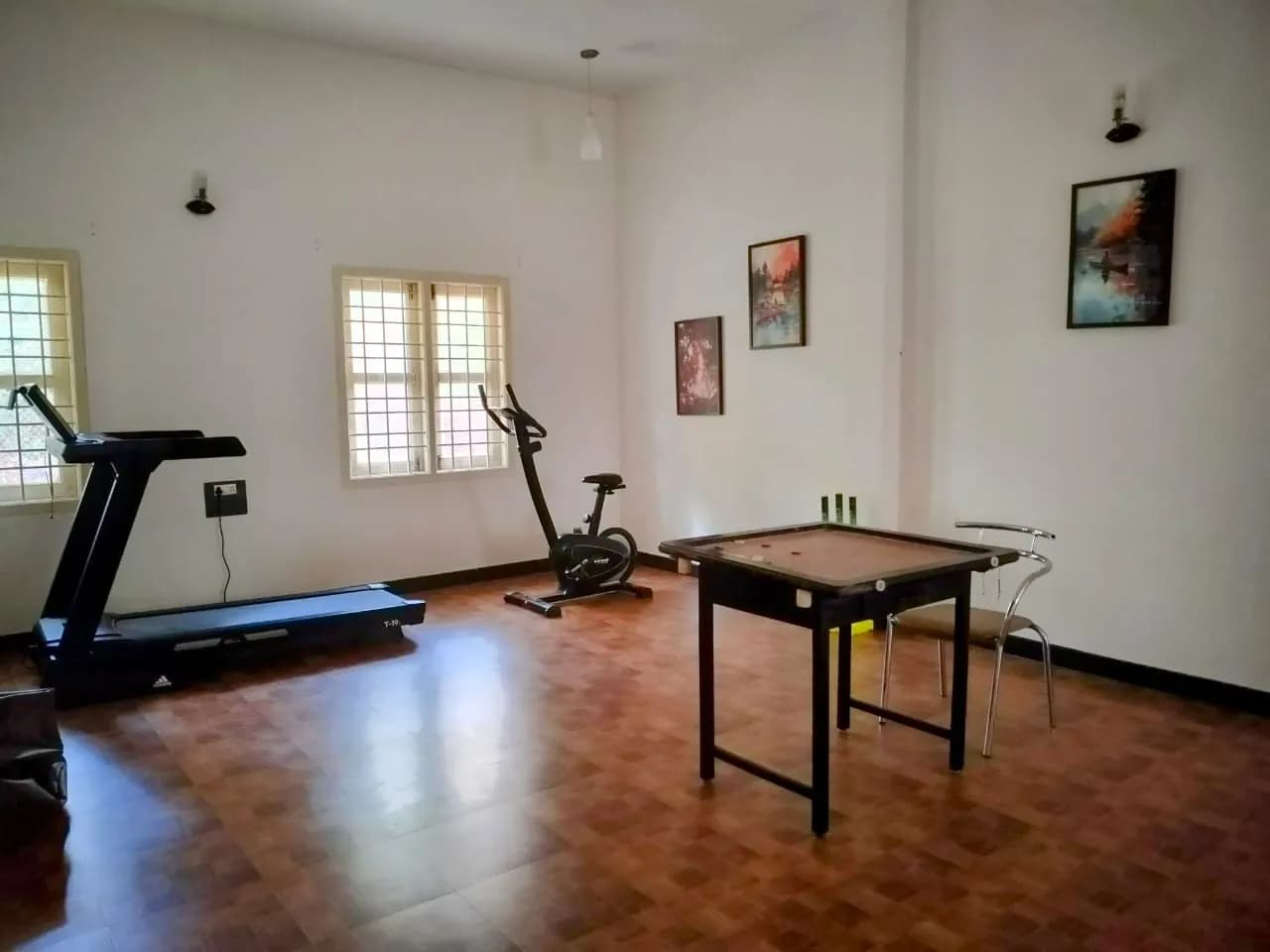 Indoor games and exercise area